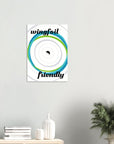 Wingfoil Friendly - Premium poster made of matte, heavy paper