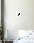 Wingfoil Sun (abstrakt) - Premium-Mini-Poster aus mattem, schwerem Papier mit Leisten ( 20 x 25)