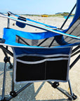 Campingstuhl - mit Hängematten-Feeling, blau