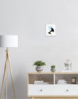 Wingfoil Sun (abstrakt) - Premium-Mini-Poster aus mattem, schwerem Papier mit Leisten ( 20 x 25)
