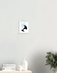 Wingfoil Sun (abstrakt) - Premium-Mini-Poster aus mattem, schwerem Papier mit Leisten ( 20 x 25)