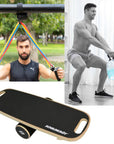 Wingfoil- und Surf-Fitness-Bundle - Balance Board, Stretchband-Set, Kettle Bell
