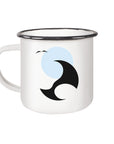 Elli Wingfoil Sun - Emaille-Tasse mit schwarzem Rand