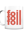 Matte Foil-Keramiktasse mit burnt ochre Print – ideal für Kaffee, Tee oder heiße Schokolade / Matte foil ceramic mug with burnt ochre print – perfect for coffee, tea or hot chocolate