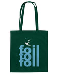 Leichte Baumwoll-Tragetasche - Foil 3 Backflip (light blue)