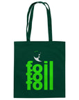Leichte Baumwoll-Tragetasche - Foil 3 Backflip (bright green)