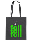 Leichte Baumwoll-Tragetasche - Foil 3 Backflip (bright green)