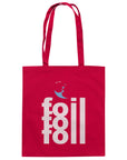 Leichte Baumwoll-Tragetasche - Foil 3 Backflip (white)