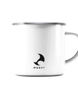 Bernd - Moderne Emaille-Tasse mit dezentem Wingfoil-Slogan