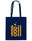 Bio-Baumwolltragetasche - Foil 3 Backflip (orange)