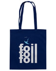 Bio-Baumwolltragetasche - Foil 3 Backflip (white)