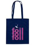 Tote Bag - Bio-Baumwolle, Backflip Foil 3, pink