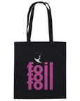 Bio-Baumwolltragetasche - Foil 3 Backflip (pink)