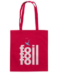 Bio-Baumwolltragetasche - Foil 3 Backflip (white)
