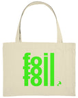 Beach Bag - Foil 3 (bright green) - aus recycelten Materialien
