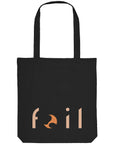Kleine Premium Tote Bag - Foil (orange) - aus recycelten Materialien
