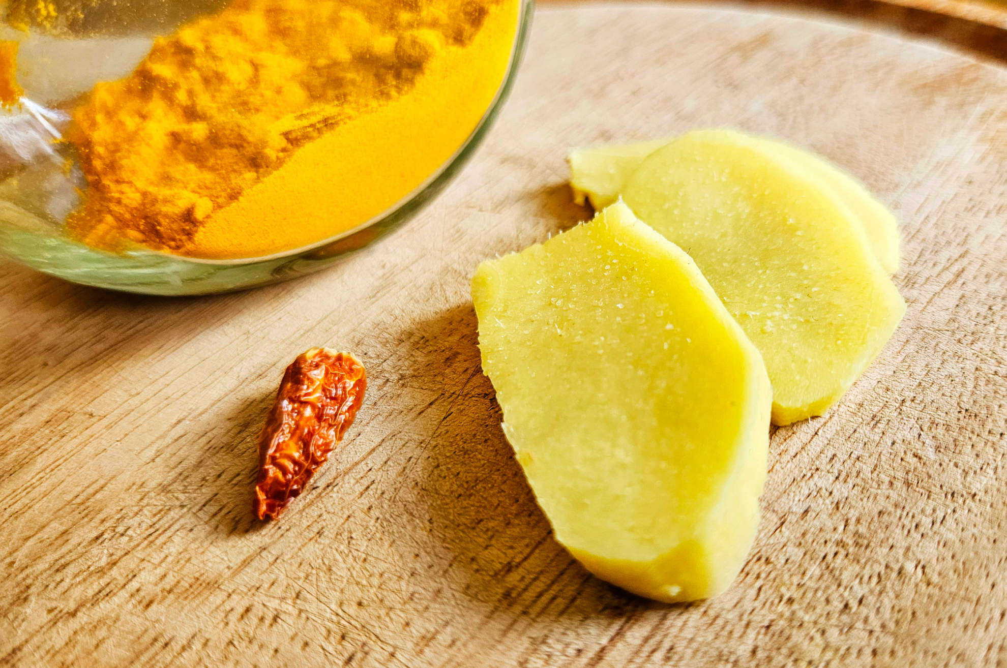 Ingwer, Chili, Kurkuma