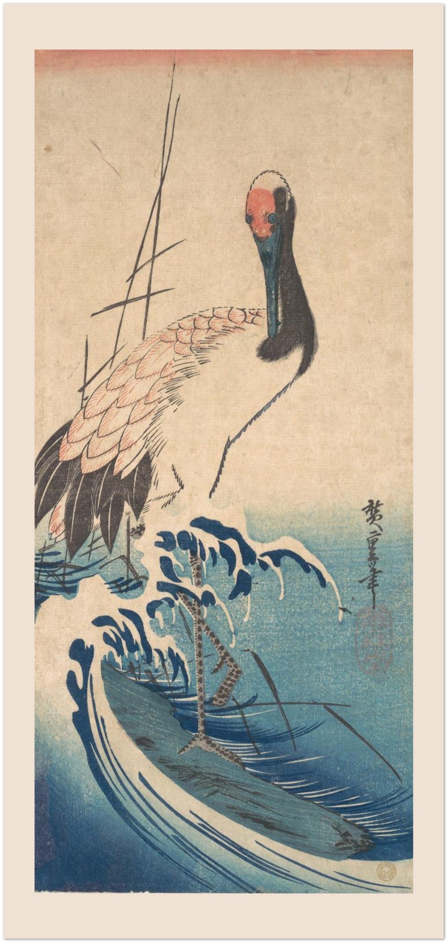 Japanese Waves - Gruß- und Postkarten-Set, 4 Karten