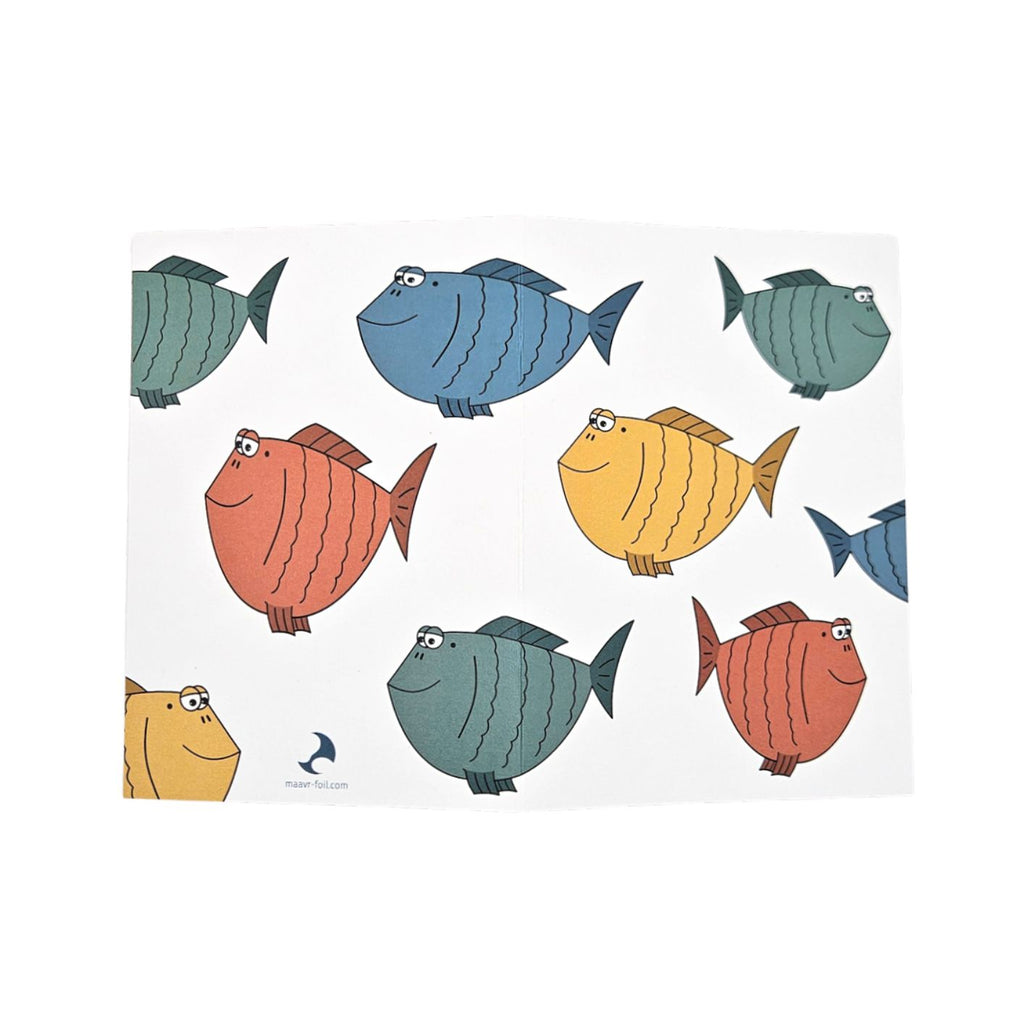 Coastal Cartoon - Greeting Card Set, 4 Cards, 10.5 × 14.8 cm
