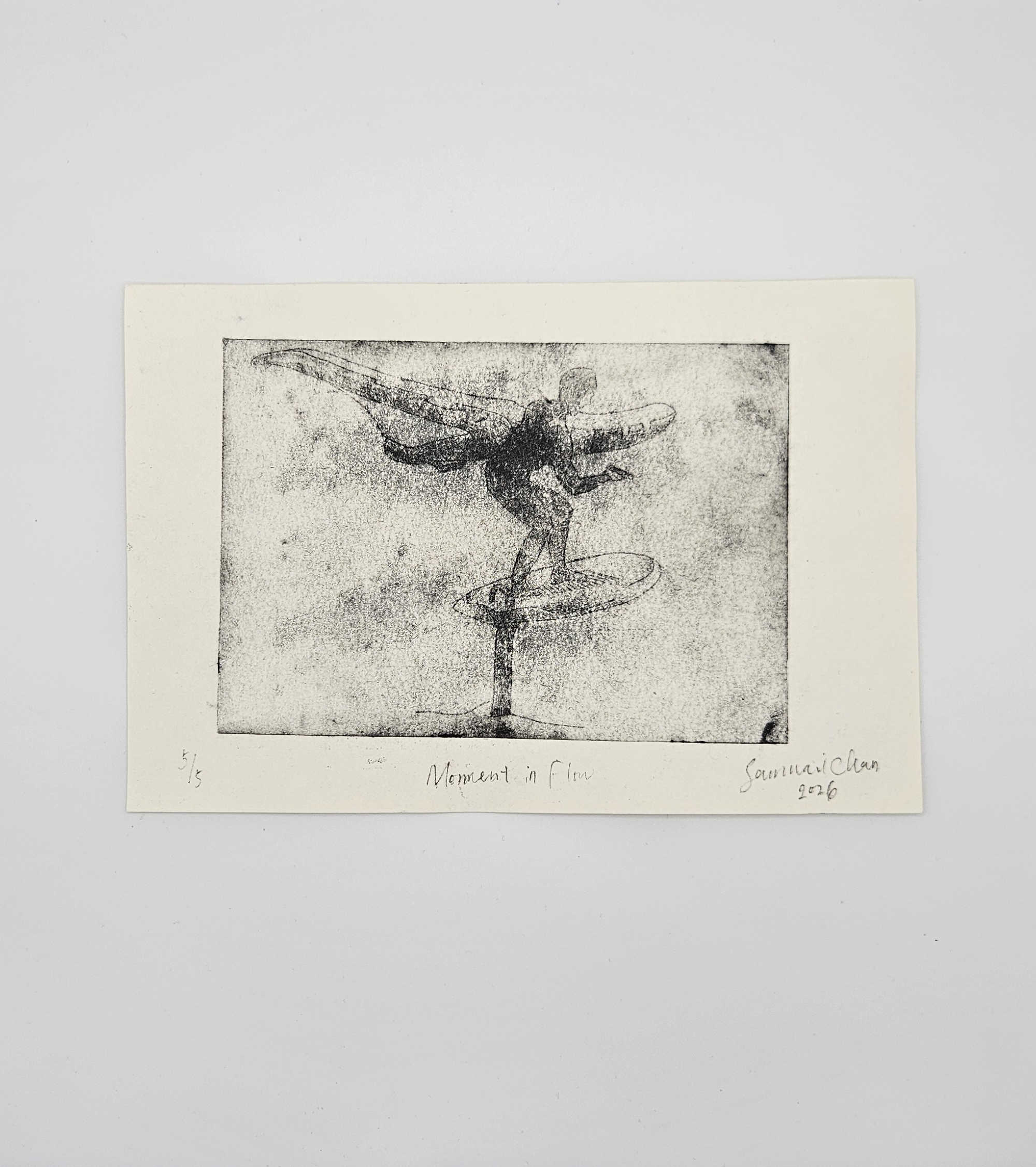 "Moment in Flow" - Wingfoil-Orginaldruck