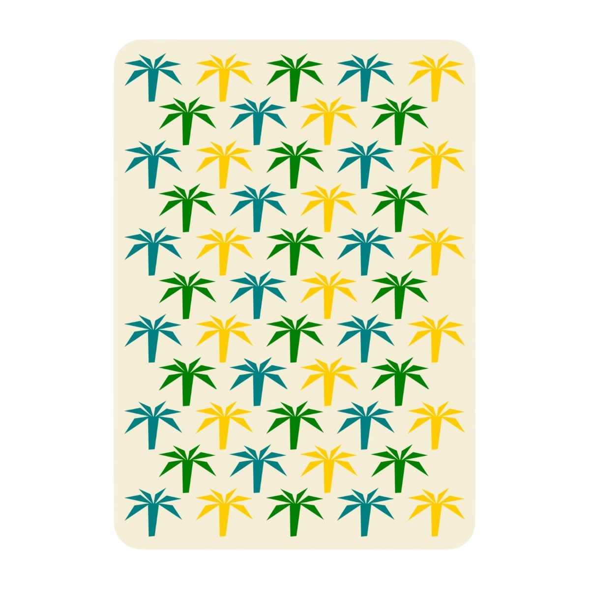 Palms - Postcard & Greeting Card Set, 4 Cards