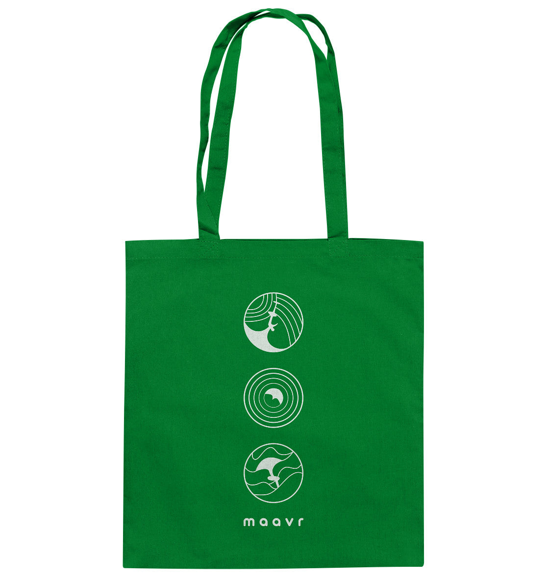 Tote Bag - Baumwolle, Wingfoil Icons, weiß