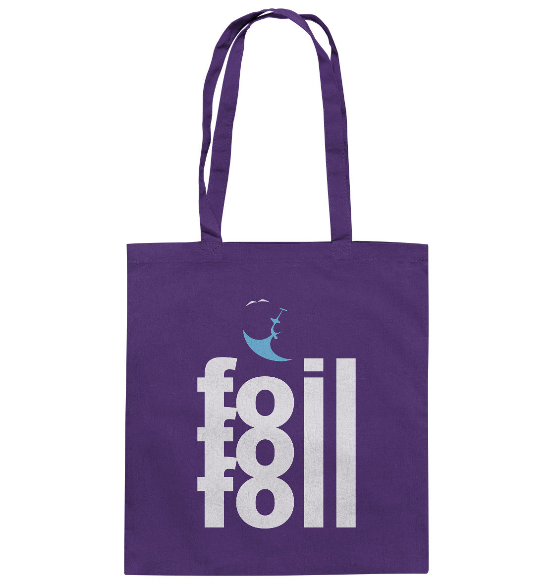 Leichte Baumwoll-Tragetasche - Foil 3 Backflip (white)