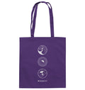 Tote Bag - Baumwolle, Wingfoil Icons, weiß