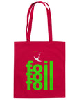 Tote Bag - Baumwolle, Backflip Foil 3, hellgrün