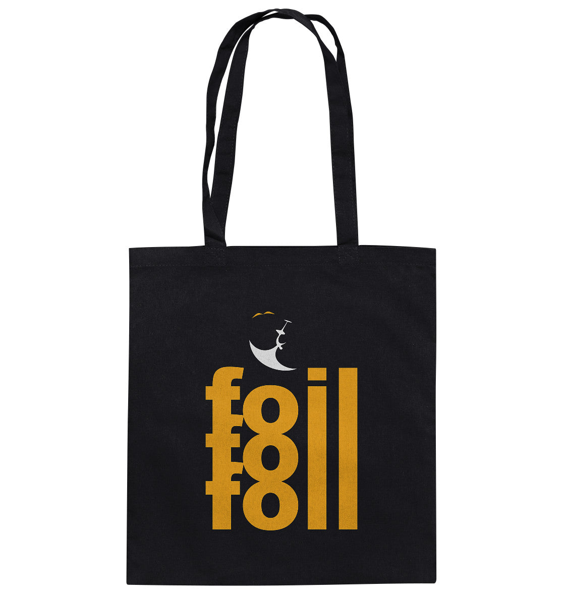Tote Bag - Bio-Baumwolle, Backflip Foil 3, orange