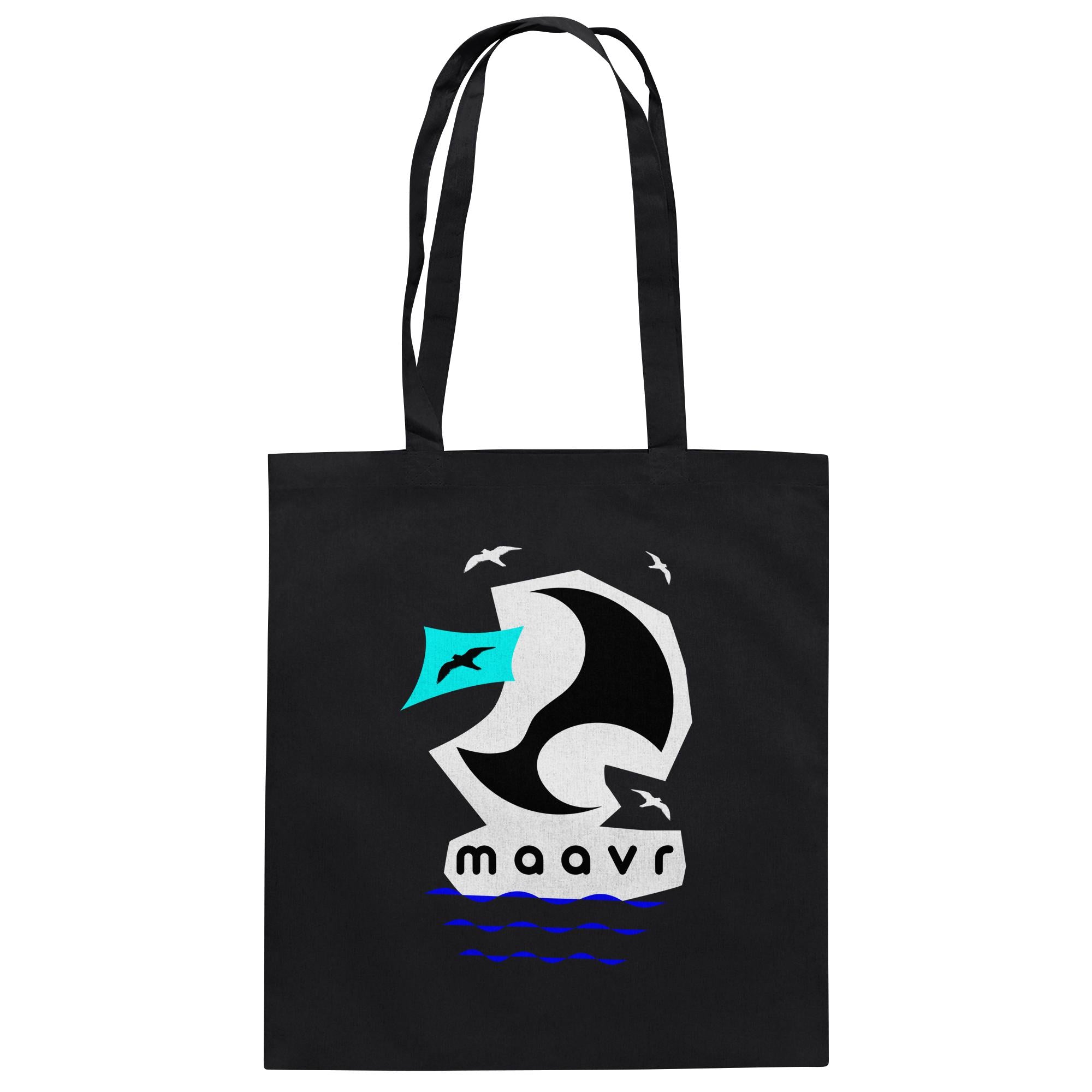 Tote Bag - Bio-Baumwolle, Logo and Birds