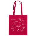 Tote Bag - Line Art Möwen, Bio-Baumwolle