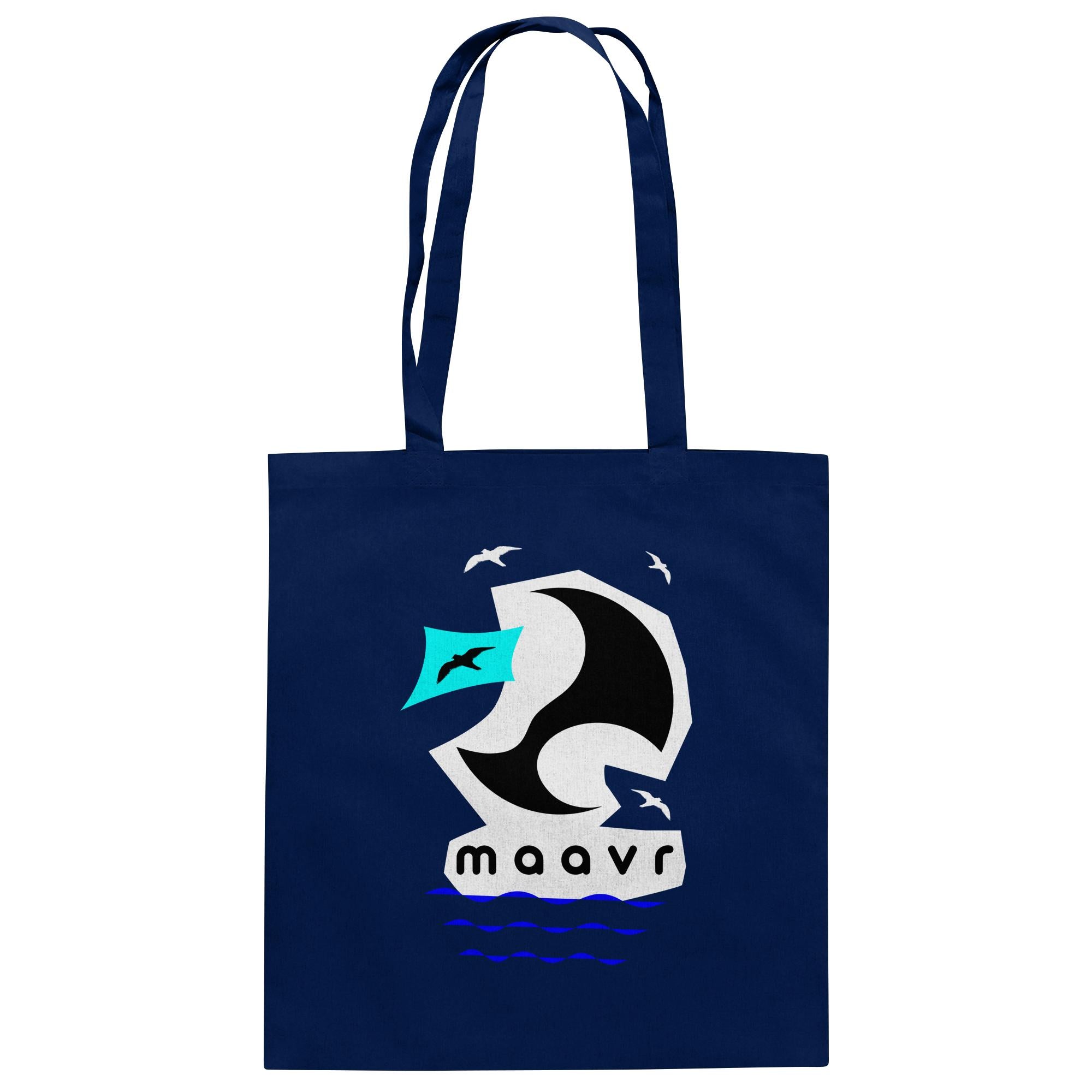 Tote Bag - Bio-Baumwolle, Logo and Birds