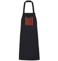 Koch- und Grillschürze - Foil 3, schwarz/rot