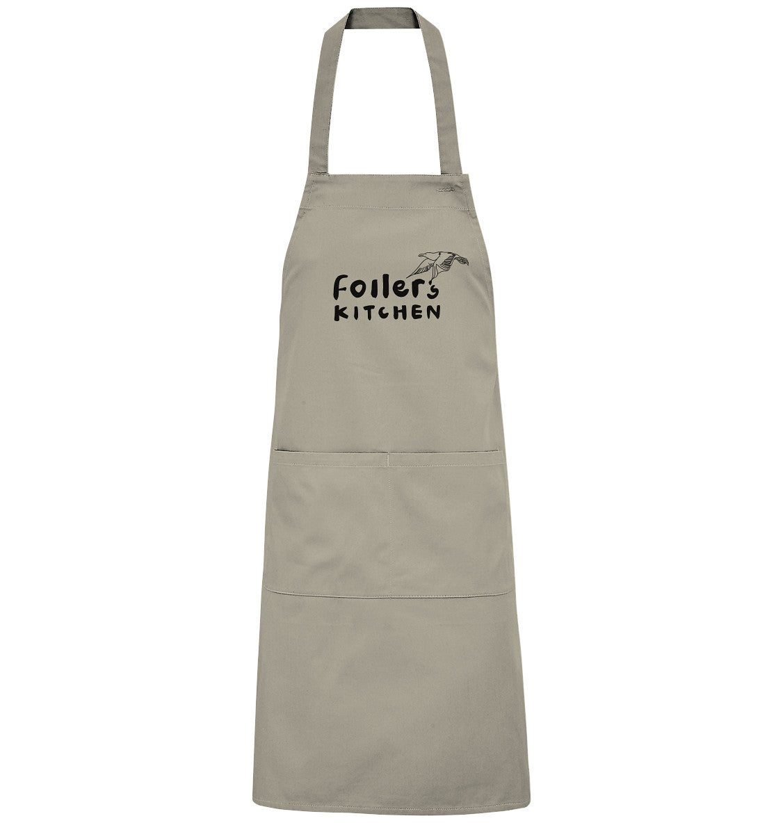 Cooking and grilling apron - Foiler's Kitchen, beige